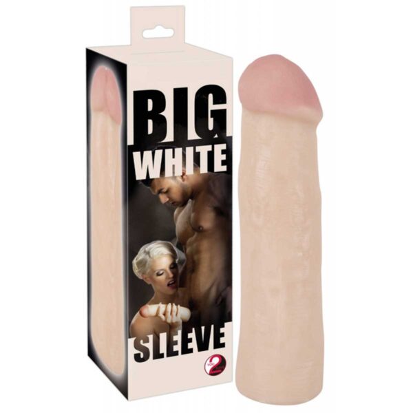 Prelungitor Penis Sleeve Big White