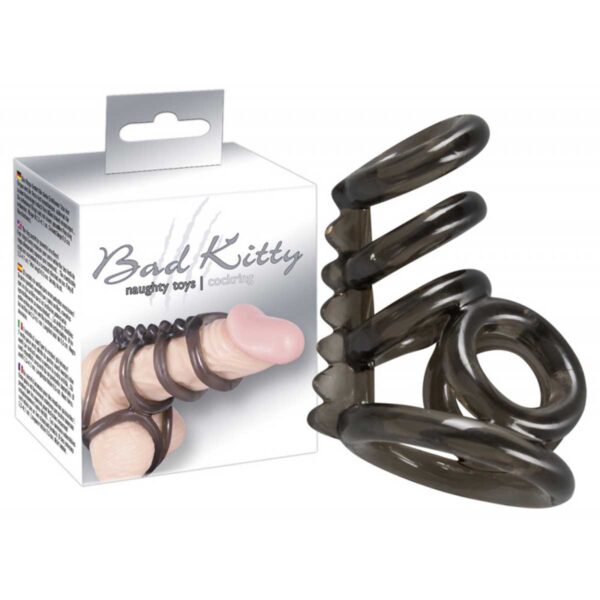 Inel Bad Kitty Cockring Black