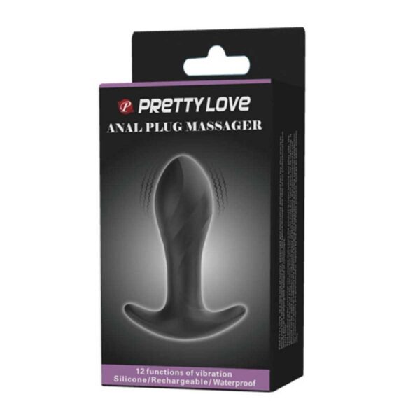 Vibrator Anal Pretty Love Anal Plug Massager Black