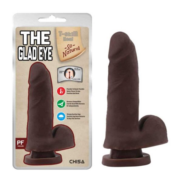Dildo The Glad Eye Brown Dildo The Glad Eye Brown