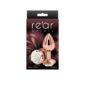 Dildo Anal Metalic Rear Assets Rose Gold White Small