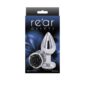 Dildo Anal Metalic Rear Assets Rose Silver Black Medium