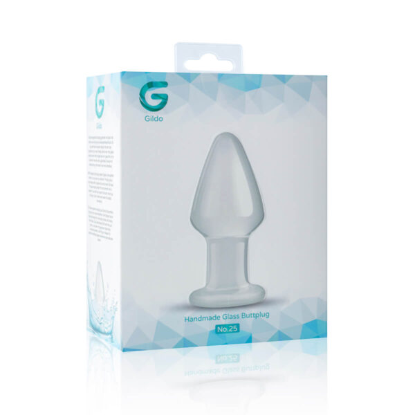 Dildo Sticla Gildo Clear Glass Butt Plug No 25 Dildo Sticla Gildo Clear Glass Butt Plug No 25