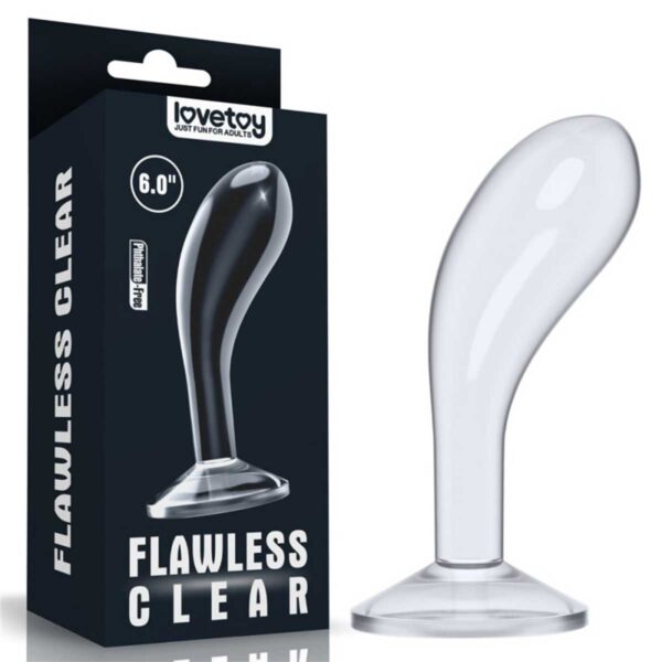 Dildo Anal Flawless Clear 6 Inch Dildo Anal Flawless Clear 6 Inch