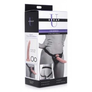 Strap-on U Strap Seducer 7.5 Inch Silicone Dildo Flesh