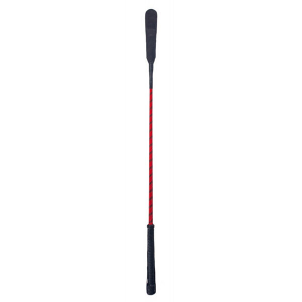 Cravasa Piele Devil Stick Slap Crop Black And Red Cravasa Piele Devil Stick Slap Crop Black And Red