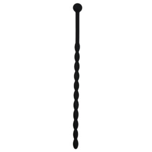 Dilatator Uretra Penis Sinner Geribble Silicone Zwart