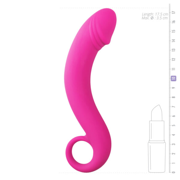Dildo Anal ET Curved Dong Magenta Dildo Anal ET Curved Dong Magenta