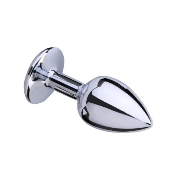 Dildo Anal Metalic Large With Diamond Clear Dildo Anal Metalic Large With Diamond Clear