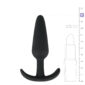 Dildo Anal Silicon ET Anal Anchor Black Medium