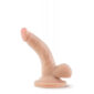 Dildo Realistic Dr Skin Mini Cock 4 Inch Flesh