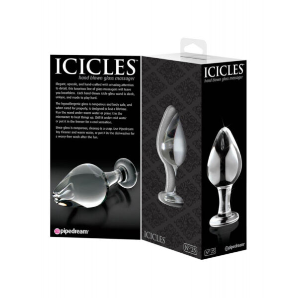 Dildo Sticla Icicles Butt Plug No 25 Dildo Sticla Icicles Butt Plug No 25