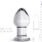 Dildo Sticla Gildo Clear Glass Butt Plug No 26