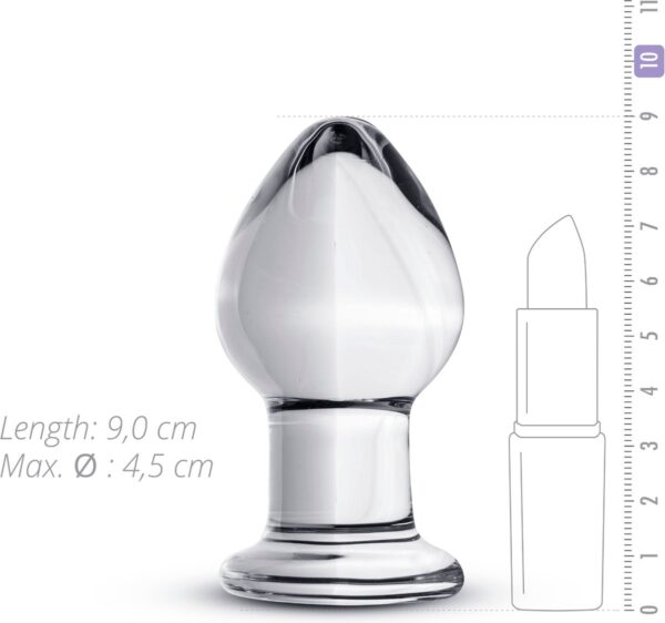 Dildo Sticla Gildo Clear Glass Butt Plug No 26 Dildo Sticla Gildo Clear Glass Butt Plug No 26