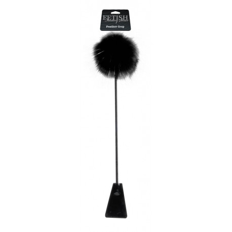 Fetish Feather Crop Black Fetish Feather Crop Black