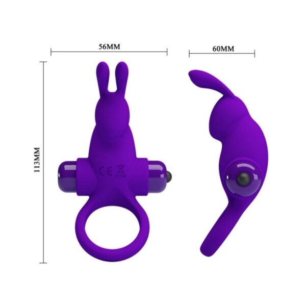 Inel Cu Vibratie Pretty Love Rabbit 10 Functii Purple Inel Cu Vibratie Pretty Love Rabbit 10 Functii Purple