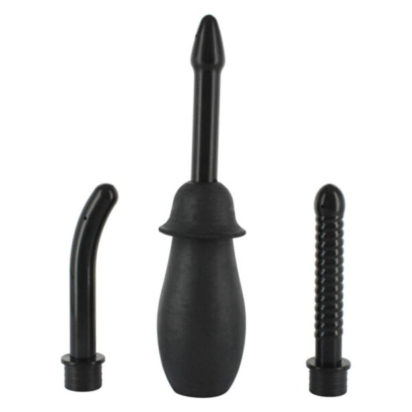 Irigator Anal Douche Unisex Black Irigator Anal Douche Unisex Black
