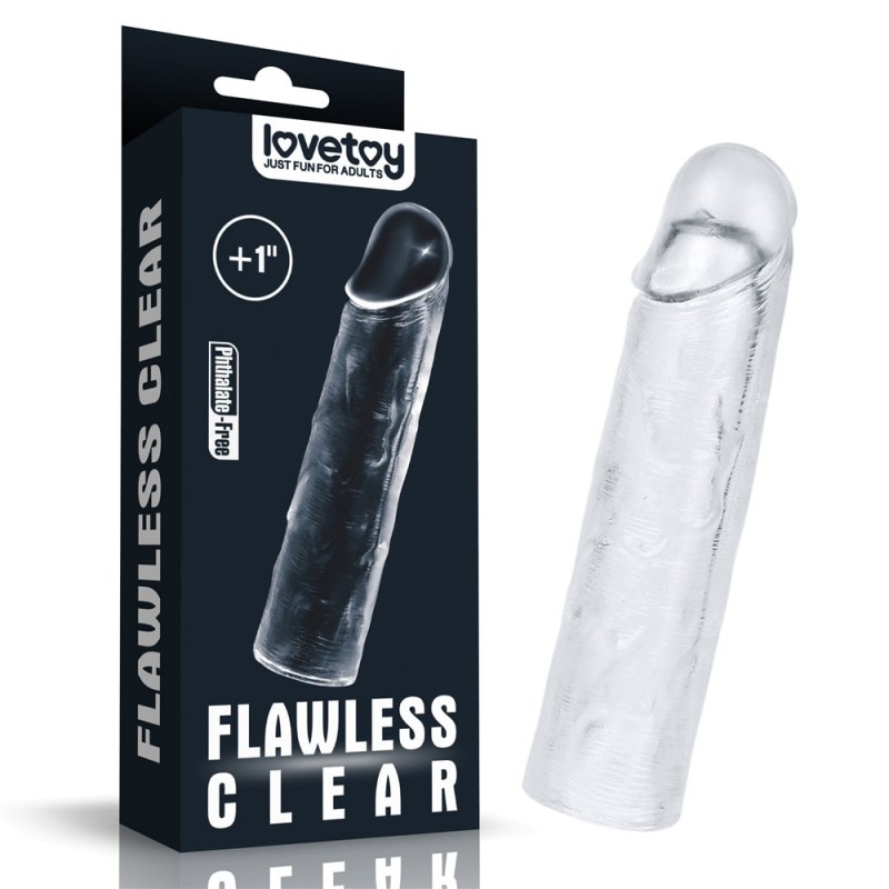 Prelungitor Penis Flawless Clear Add 1 Inch