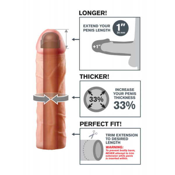 Prelungitor Penis Real Feel Perfect 1 Inch Extension Prelungitor Penis Real Feel Perfect 1 Inch Extension
