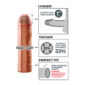 Prelungitor Penis Real Feel Perfect 1 Inch Extension