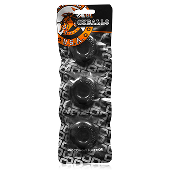 Set 3 Inele Penis Oxballs Black Set 3 Inele Penis Oxballs Black
