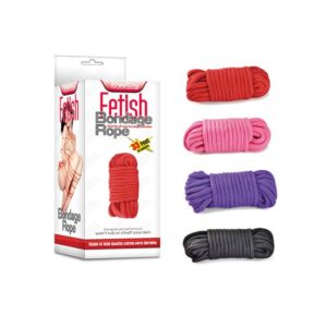Sfoara Bondage Rope Lovetoy Red 10 Metri