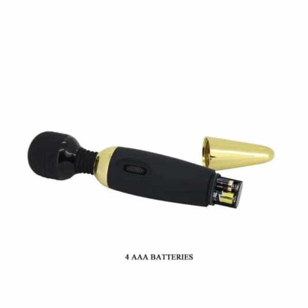 Stimulator Clitoris Power Wand Black/Gold