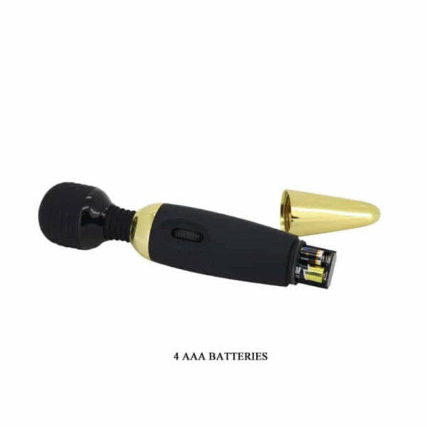 Stimulator Clitoris Power Wand Black/Gold Stimulator Clitoris Power Wand Black/Gold