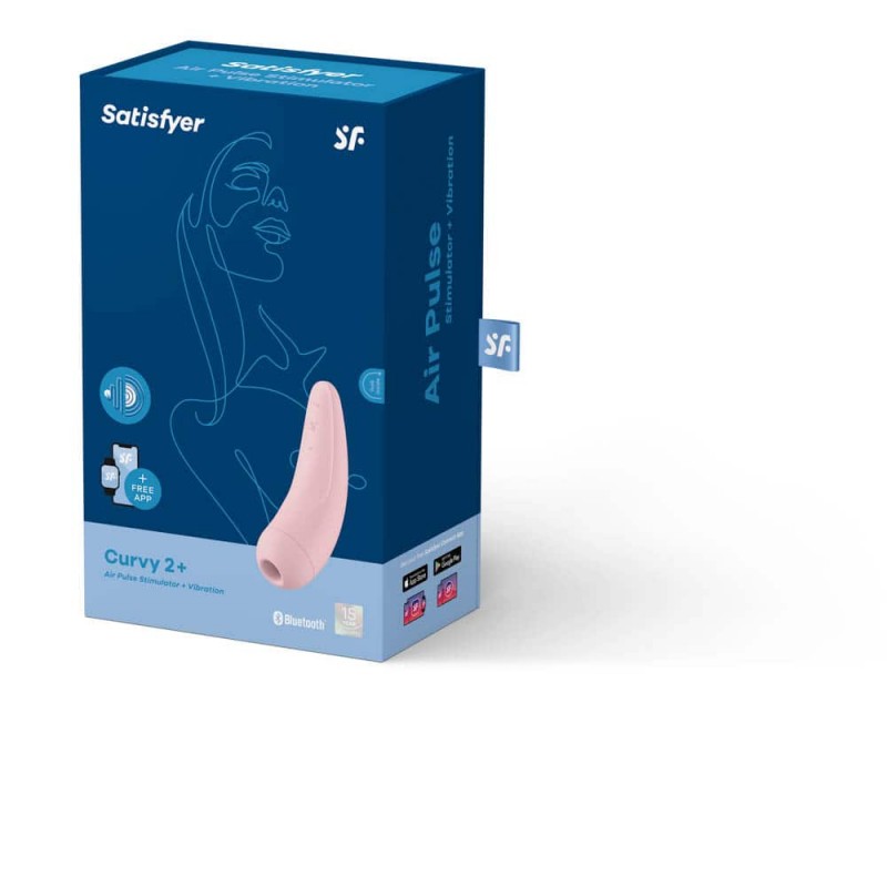 Stimulator De Clitoris Satisfyer Curvy 2 + Pink