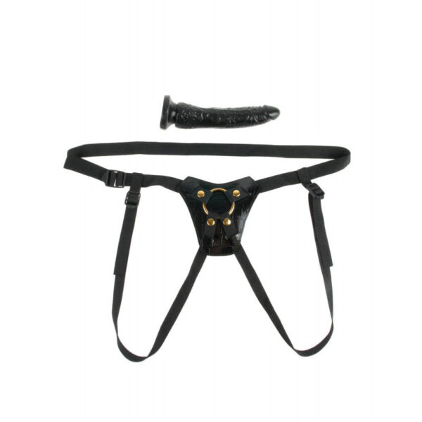Strap-on Designer Fetish Fantasy Gold Strap-on Designer Fetish Fantasy Gold