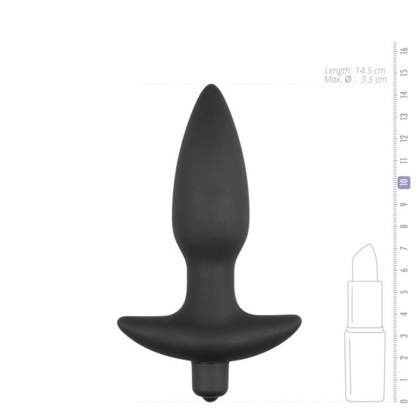 Vibrator Anal ET Raven Rocket Black Butt Plug