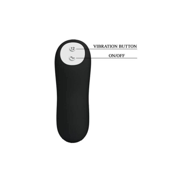 Vibrator Anal Pretty Love Black 12 Functii Vibrator Anal Pretty Love Black 12 Functii