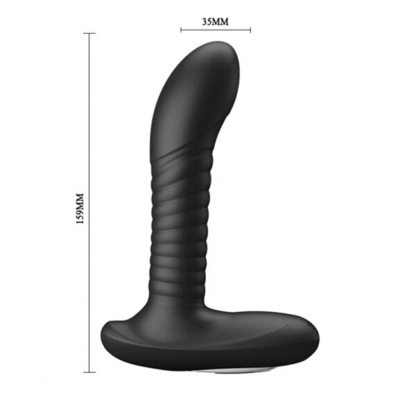 Vibrator Anal Pretty Love Merlin Black Vibrator Anal Pretty Love Merlin Black