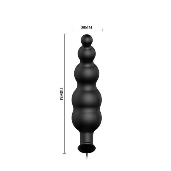Vibrator Anal Pretty Love Plug Beaded 12 Functii Vibrator Anal Pretty Love Plug Beaded 12 Functii