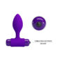 Vibrator Anal Pretty Love Vibra Butt Plug Purple 10 Functii