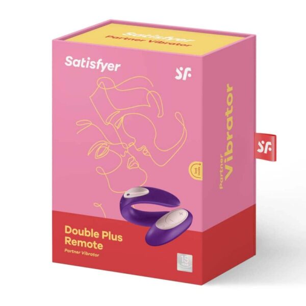 Vibrator De Cuplu Satisfyer Double Plus Remote Vibrator De Cuplu Satisfyer Double Plus Remote