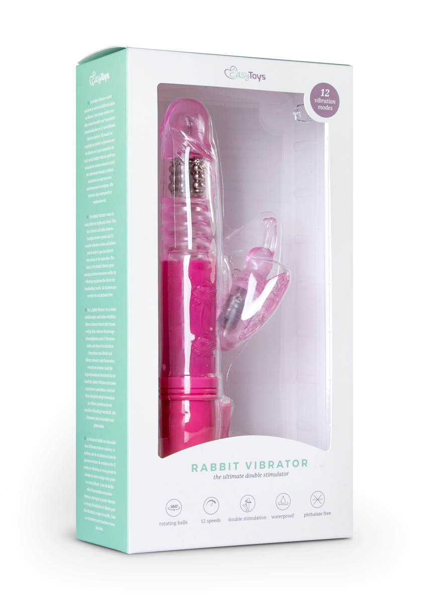 Vibrator Up & Down Easytoys Pink Butterfly