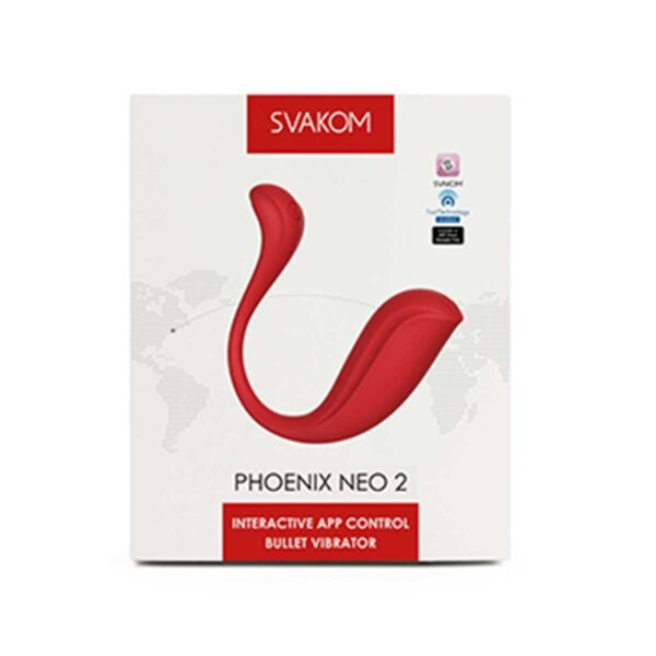 Vibrator Svakom Phoenix Neo 2 Red With App