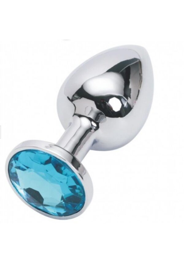 Passion Labs Butt Plug Metalic Diamond Blue L Passion Labs Butt Plug Metalic Diamond Blue L