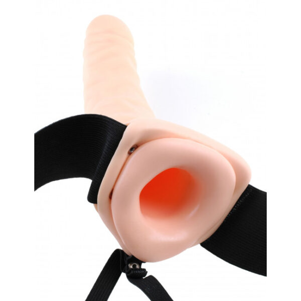 Strap-on 8 Inch Flesh Hollow Strap-on 8 Inch Flesh Hollow