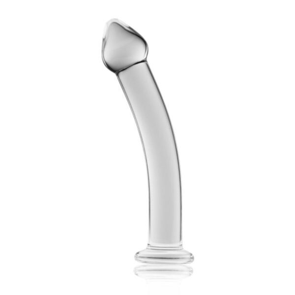Dildo Sticla Glass Romance Curvy LoveToy Dildo Sticla Glass Romance Curvy LoveToy