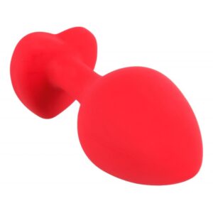 Mokko Dildo Anal Silicone Red Diamond Pink L