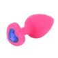 Mokko Dildo Anal Silicone Pink Diamond Blue M