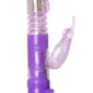 ET Butterfly Vibrator Rotating and Thrusting Purple