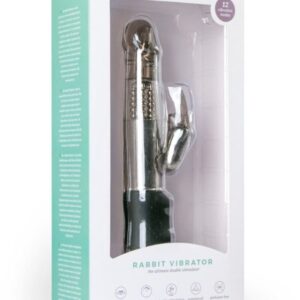 ET Rabbit Vibrator Rotating Top Black ET Rabbit Vibrator Rotating Top Black