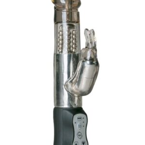 ET Rabbit Vibrator Rotating Top Black