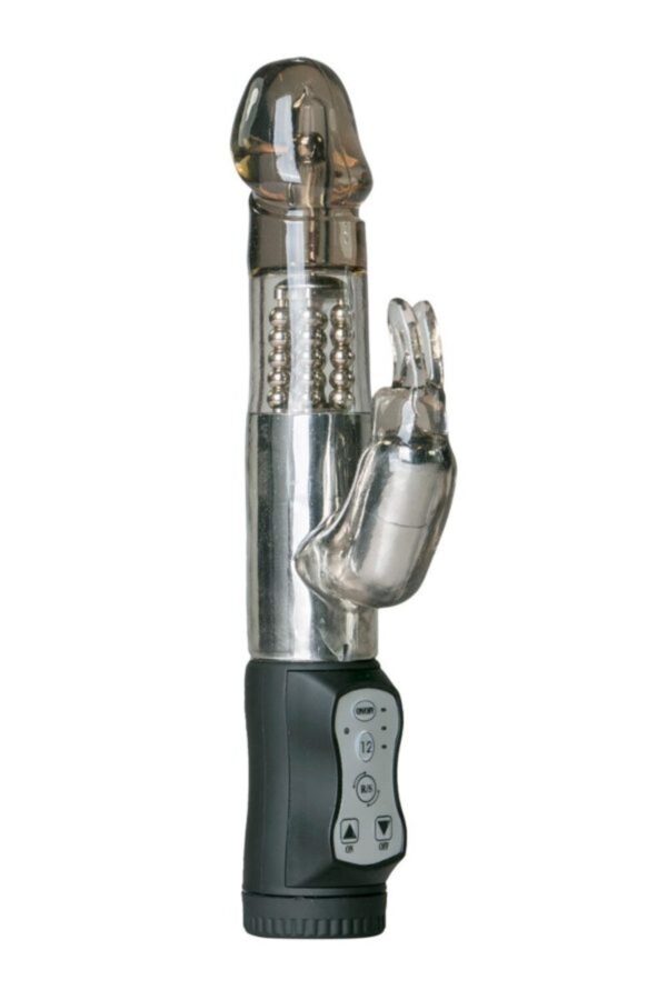 ET Rabbit Vibrator Rotating Top Black ET Rabbit Vibrator Rotating Top Black