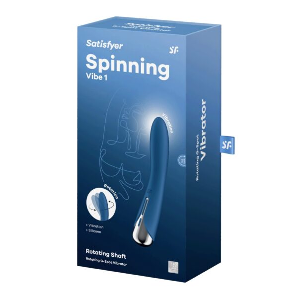 Satisfyer Vibrator Spinning Vibe 1 Blue Satisfyer Vibrator Spinning Vibe 1 Blue