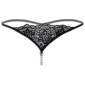 Bikini cu Sirag Margele Negru S/M