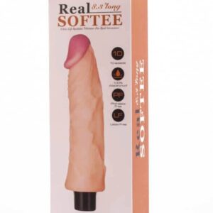 Vibrator Real Softee 8.3 Inch Long Flesh